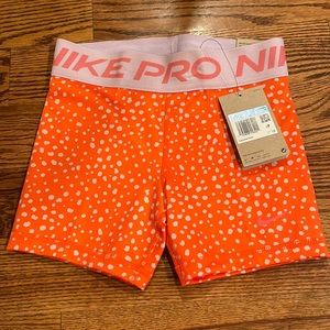 NWT Girl Nike Pro tight fit short